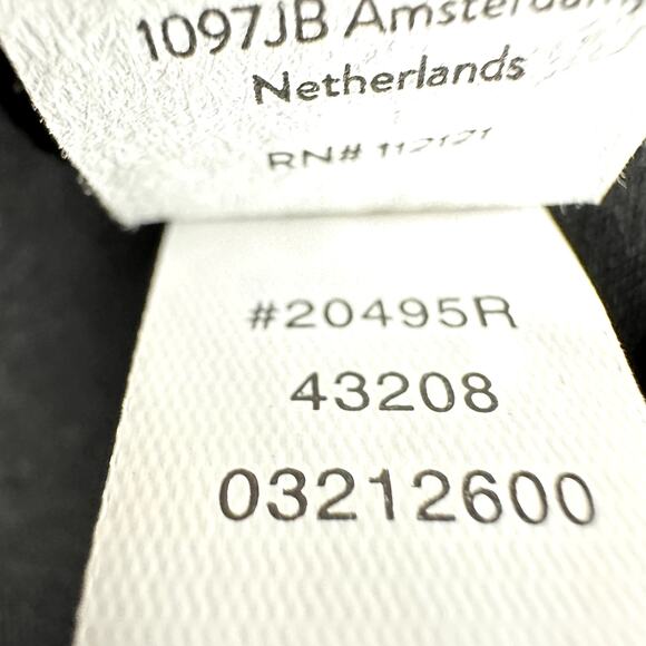 Spanx Faux Suede Column Dress Shift V-neck Short Sleeve Classic Black M NWT - Picture 6 of 7